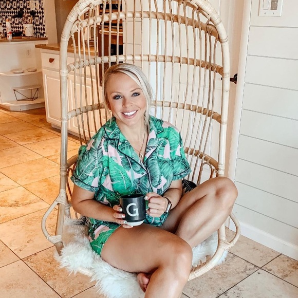 Other - Palm Leaf Shorts Pajama Set